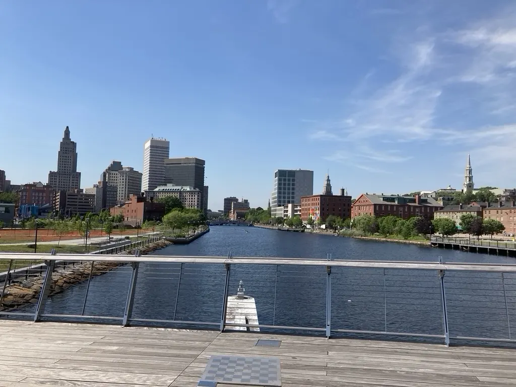 Downtown Providence skyline seen across the Providence River